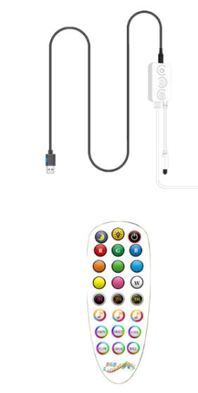 RGB Smart Corner Floor Lamp with Bluetooth & App Control