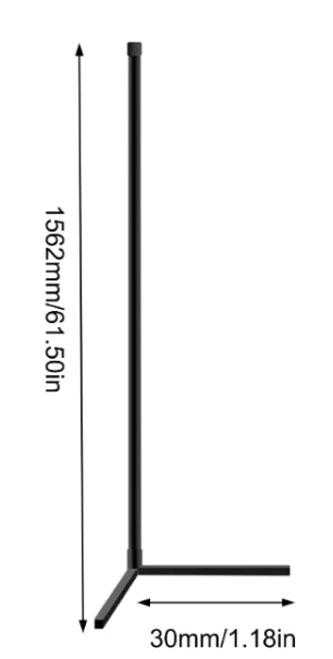 RGB Smart Corner Floor Lamp with Bluetooth & App Control
