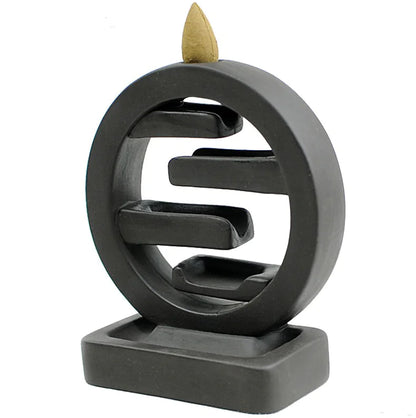 Minimalist Ceramic Backflow Incense Burner Decor