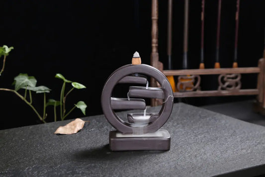 Minimalist Ceramic Backflow Incense Burner Decor